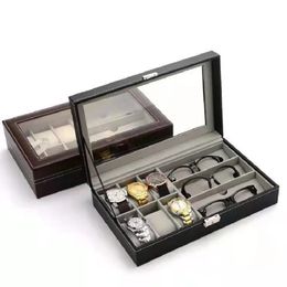 VANSIHO Multipurpose Watch Sunglasses Jewellery Storage Box 23910 Slots Case For Daily Necessities 240412