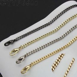 5mm Small bag grinding chain single buy gold fashion small metal shoulder strap diagonal cross belt 240420