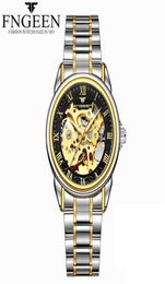 Relogio Feminino Women Watches Self Wind Automatic Mechanical Wristwatches Tourbillon Skeleton Hodinky Female Orologio Meccanico Y8503594