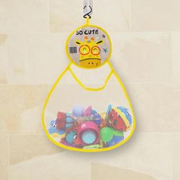 Storage Bags Bath Toy Hanging Bag Large Capacity Foldable Kids Bathtub Organiser Visible Bathroom Supplies