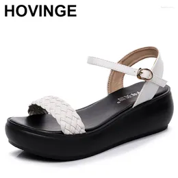 Sandals Fashion 6cm Bling Silver Black High Heels Wedges Shoes Women Summer Thick Sole Platform Beach