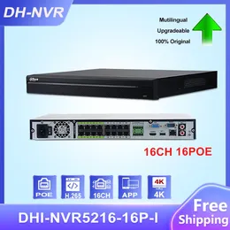 Dahua NVR 16CH 16POE WizMind WizSense NVR5216-16P-I 2HDD Network Video Recorder E-PoE H.265 CCTV Security Surveillance System
