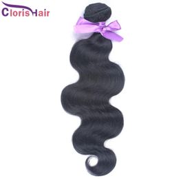 Soft and Smooth 1 Bundle Malaysian Virgin Body Wave Hair Weaves Cheap Unprocessed Wet and Wavy Remy Human Hair Extensions 1226qu1617974