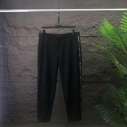 Herrbyxor sommar nya modemän byxor motverkar affär casual smal kostym pants pläd brev mönster pantssa2260