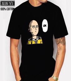 Vintage Manga One punch man T shirt men saitama anime Tops tee shirt fresh punch Tshirt hiphop urban retro sweatshirt camiseta1285054