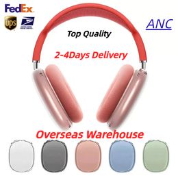 Für AirPods Max Bluetooth -Ohrhörer -Kopfhörerzubehör transparent TPU Solid Silicon Waterfic Protective Case Airpod Maxs Kopfhörer Headhones Headset Cover Hülle