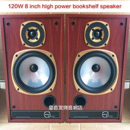 Speakers 200W 8inch Highpower Home Theatre Bookshelf Speakers HIFI Passive Speaker Fever Highfidelity Audio Front Desktop Speaker