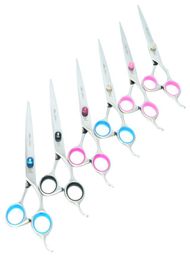 70Inch Meisha Dog Trimming Scissors Pet Grooming Scissors SetKits JP440C Straight Curved Thinning Shears Pet Supplies HB00714449396