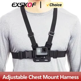 Accessories Adjustable Chest Mount Harness Strap For GoPro Hero 12 11 10 9 8 7 6 5 4 SJCAM Insta360 X2 X3 DJI Osmo Action Camera Accessories