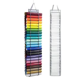 Racks 12/24/48 Grids Vinyl Roll Storage Organiser For Wall Mount Hanging Closet Over the Door Room Organisers for Cricut Accessories