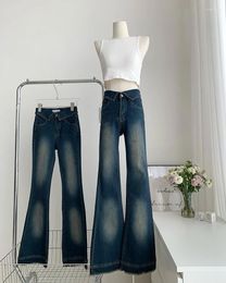 Women's Jeans High Waist Flare For Woman Aesthetic Retro Sexy Denim Sweatpants Streetwear Fashion Harajuku Trousers