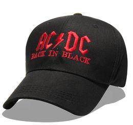 ACDC Embroidery Baseball Cap Rock Fashion Hip Hop Cap Men Snapback Hat Embroidery Letter Casual DJ ROCK Dad Hat1084058