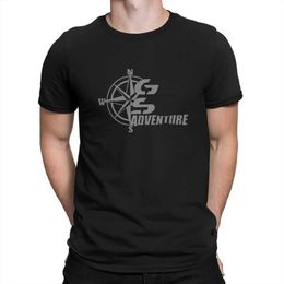 Men's T-Shirts GS Motorcycle Adventure T Shirt Graphic Crewneck TShirt Polyester Streetwear T240425