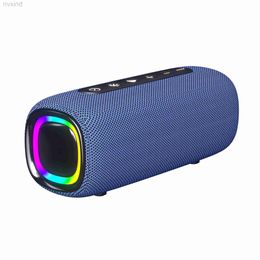 Portable Speakers Rockmia EBS-608 20W 4000mAh Wireless Speaker Bluetooth 5.1 With RGB Light Outdoor Portable Waterproof Stereo Muisc Boombox d240425