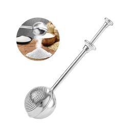 Flour Duster Pastry Tools Baking for Stainless Steel Powdered Sugar Sifter Spices Shaker Cocoa Dispenser Dusting Wand Xbjk2203 Dro Dhkgh