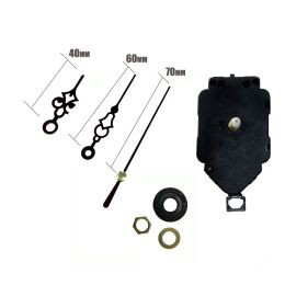 Clocks A set of Classic Clock Movement Clockwork Mechanism Pendulum Replaced Accessories With Metal Red Hands DIY Quartz Clock Hanging