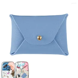 Storage Bags Cash Envelope Wallet Metal Snap Reusable Envelopes Purse Cute Colourful Small Pocket For Women Girls Ladies Mini