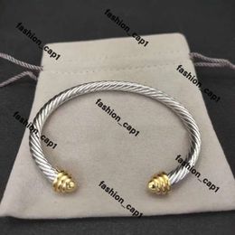David Yurma Bracelet DY Bracelet Designer Cable Bracelet Fashion Jewellery For Women Men Gold Silver Pearl Head Cross Bangle Bracelet Dy Jewellery Man Christmas Gift 485