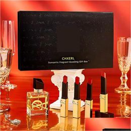 Makeup Sets New Set Lipstick Per Cushion 3Pcs 7Pcs Gift Wholesale Holiday Drop Delivery Health Beauty Ottzn