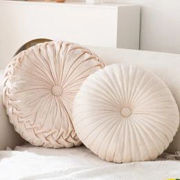 Pillow Round Seat Back Cushion Throw Pillow Home Decorative for Living Room Chair Couch Sofa for All Seasons Xmas Gift
