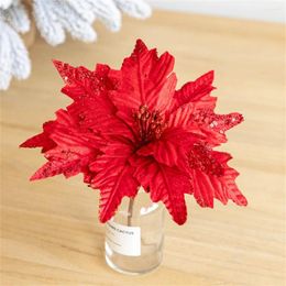 Decorative Flowers Christmas Tree Decorations Artificial Flower Decoration Reusable Gifts For Thanksgiving