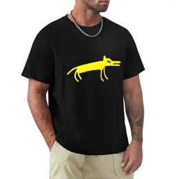 Men's Polos Yellow Dog T-Shirt Vintage Sweat Mens Workout Shirts