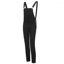 Women's Jeans Women Pants Jean Ripped Sleeveless Denim Jumpsuit Overalls For Style Casual Ragged