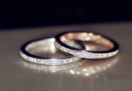 18K Rose Gold Natural Bizuteria Jewelry Ring for Women Anillos De Wedding White Gemstone Jewelry 18K White Gold Ring Joyas Box1734081