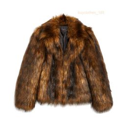 Designer Coats Women's Coats Luxury Coats MAX Mara Womens Classic Soft And Comfortable Long Sleeved Fabric Fur Coat