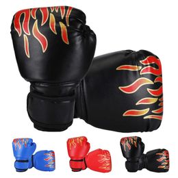 Protective Gear Boxing gloves leather Taekwondo protective gloves childrens boxing training Sanda sports equipment childrens boxing gloves 240424