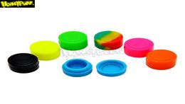 Nonstick Silicone oil Jar 2ML Oil Dab Wax nonstick Containers Unbreakable FDA Silicone mini Wax Container Concentrate Box Multi 5539359