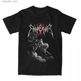 Men's T-Shirts Mens and Womens T-shirts Emperor Band Black Metal Merch Fashion Cotton Short sleeved O-neck Large T-shirtQ240425