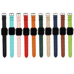 Vertical Stripes Smart Straps Watch Bands for Apple iWatch G Brand Designers 3 4 5 6 7 8 Se Ultra 38mm 40mm 41mm 42MM 44MM 45mm 49mm Waist Bracelet NO Box opp Bag Pack