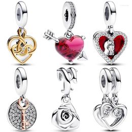 Loose Gemstones Engravable Mom Key To Happiness Forever & Always Heart Arrow Pendant Bead 925 Sterling Silver Charm Fit Bracelet Jewelry