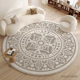 Carpets Round Living Room Sofa Carpets Retro Bedroom Bedside Carpet Computer Chair Coffee Table Rugs Floral Classical Cloakroom Rug