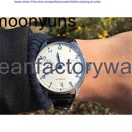 Luxury Mens Mechanical IWCity Watch Portuguese 40mm Men's Pilot Seven Suitable Real Belt Metre for Berto Fino Swiss Es Brand Movement Luminous Wristwatch 1p SOSH