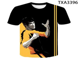 2020 New Effort Martial Arts Celebrity Bruce Lee 3D Print T Shirt Men Women Children Fashion Summer Cool Tee Streetwear Tops3331083