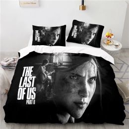 sets The Last of Us Games 3d Bedding Set Tess Joel Character Digital Printing Duvet Cover Set Pillowcase Twin Full Queen King Size