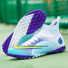 American Football Shoes Design Fashion White Men's Sneakers Futsal Porfessional Sports Boots Women Turf Soccer Society Botas Futbol