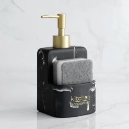 Organisation Kitchen Sink Countertop Liquid Hand Soap Dispenser Pump Bottle Caddy Sponge Holder Bathroom Counter Storage and Organisation