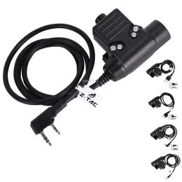 Accessories Tactical Headset Adapter U94 PTT Icom / Kenwood / Midland / Motorola Talkabout / Mobile Phone Tactical Headset PTT Plug