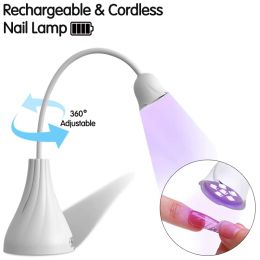 Kits Rechargeable Mini Nail Lamp Nails Dryer Portable Uv Led Nail Lamp Gel Nail Polish Fast Drying Curing Polish Glue Manicure Tools