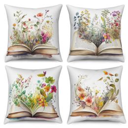 Pillow Modern Sofa Pillow Cover Living Home Decor Tropical Flower Decorative Cushion Throw