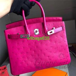 Bk 2530 Handbags Ostich Leather Totes Trusted Luxury Bags Private Custom Ostrich Skin Platinum Bag Exclusive Handmade and Hand Sewn Kk Ostric have logo HB0AVH