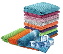 Sport Cooling Towel 30x100cm Quickdry Sweat Microfiber Instant Cool Ice Face Towels for Gym Swimming Yoga Running9013667