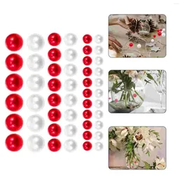 Vases 500 Pcs Floating Pearls Vase No Hole Bead Filler Abs Ornament Decoration Decorative Beads Fake