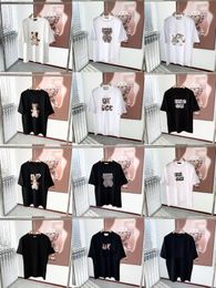Designer Mens T Shirts Tide Printed tee men women Round Neck short sleeve tshirt Casual Loose Fashion High Street hip hop stylish Tops B5