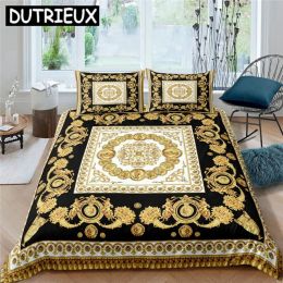 sets European Luxury Bedding Sets 3d Digital Printed Bohemian 2/3pcs High Quality Duvet Cover Set DE/EU/US Size Comforter Bedspread