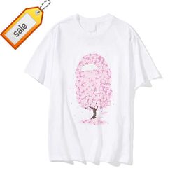 Mens Tshirt Designer t Shirts Shark Fake Zipper Pattern Print Clothes Cartoon Line Shirt Graphic Tees Colourful Women T-shirt Tie Dye Marbled Camouflage C7