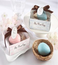 Wedding Favours Nest Egg Soap Gift box cheap Practical Unique Wedding Bath Soaps Small Favours 20pcslot new4006786